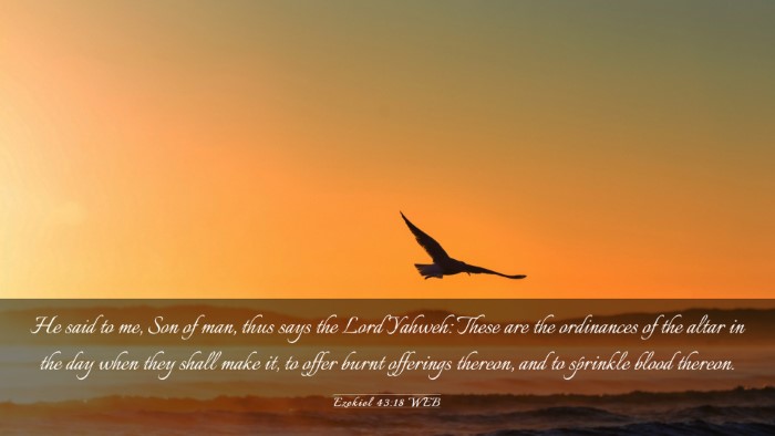 Picture 03 - Ezekiel 43:18 WEB Desktop Wallpaper - He said to me, Son of man, thus says the Lord - Desktop Bible Verse Wallpaper