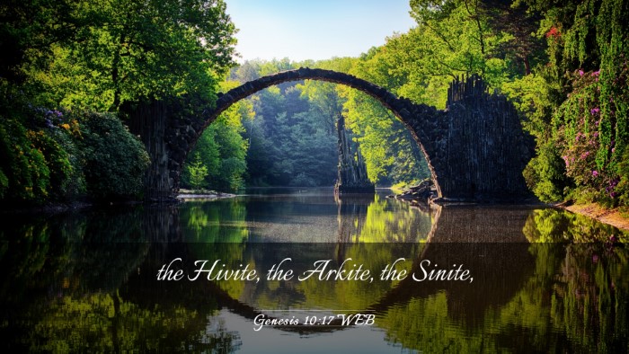 Picture 03 - Genesis 10:17 WEB Desktop Wallpaper - the Hivite, the Arkite, the - Desktop Bible Verse Wallpaper