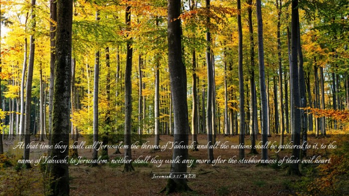 Picture 03 - Jeremiah 3:17 WEB Desktop Wallpaper - At that time they shall call Jerusalem the throne - Desktop Bible Verse Wallpaper