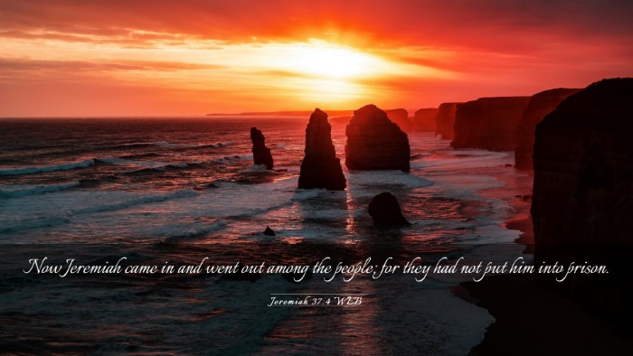 Picture 03 - Jeremiah 37:4 WEB Desktop Wallpaper - Now Jeremiah came in and went out among the - Desktop Bible Verse Wallpaper