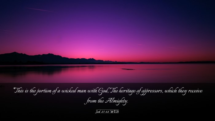 Picture 03 - Job 27:13 WEB Desktop Wallpaper - 