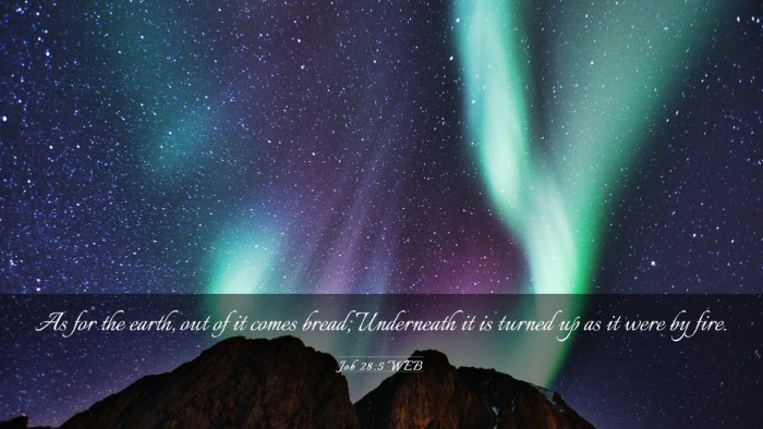 Picture 03 - Job 28:5 WEB Desktop Wallpaper - As for the earth, out of it comes bread; - Desktop Bible Verse Wallpaper