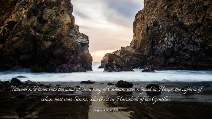 Picture 03 - Judges 4:2 WEB Desktop Wallpaper - Yahweh sold them into the hand of Jabin king of - Desktop Bible Verse Wallpaper