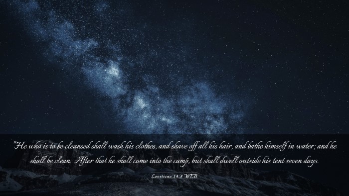 Picture 03 - Leviticus 14:8 WEB Desktop Wallpaper - 
