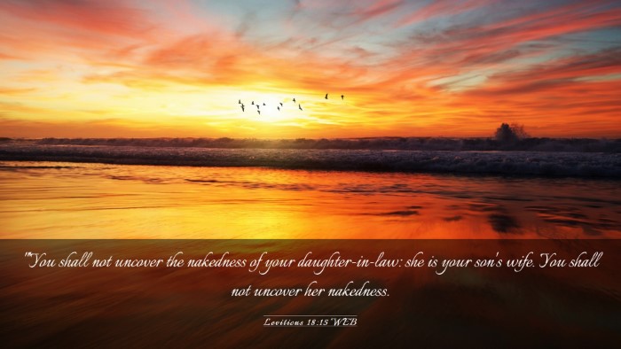 Picture 03 - Leviticus 18:15 WEB Desktop Wallpaper - 