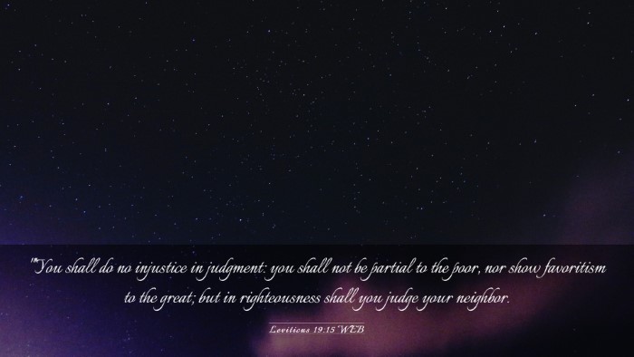 Picture 03 - Leviticus 19:15 WEB Desktop Wallpaper - 