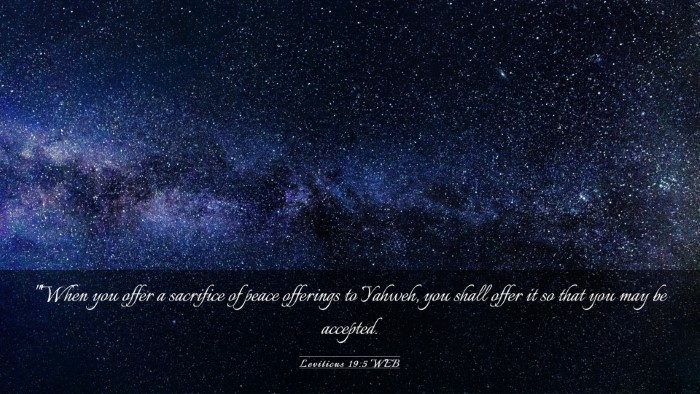 Picture 03 - Leviticus 19:5 WEB Desktop Wallpaper - 