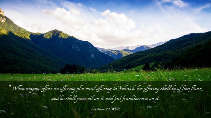 Picture 03 - Leviticus 2:1 WEB Desktop Wallpaper - 