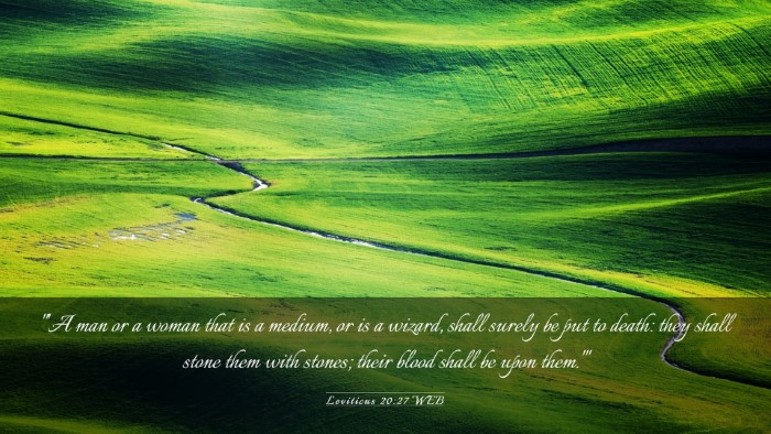 Picture 03 - Leviticus 20:27 WEB Desktop Wallpaper - 