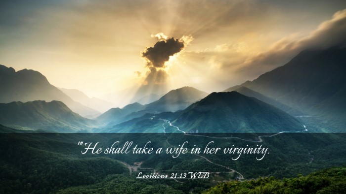 Picture 03 - Leviticus 21:13 WEB Desktop Wallpaper - 
