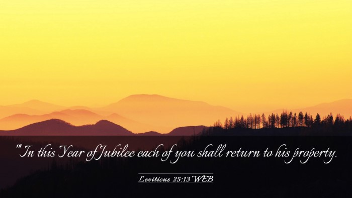 Picture 03 - Leviticus 25:13 WEB Desktop Wallpaper - 