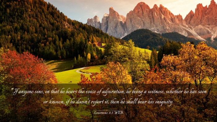 Picture 03 - Leviticus 5:1 WEB Desktop Wallpaper - 