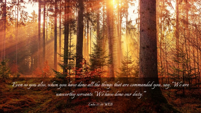 Picture 03 - Luke 17:10 WEB Desktop Wallpaper - Even so you also, when you have done all the - Desktop Bible Verse Wallpaper
