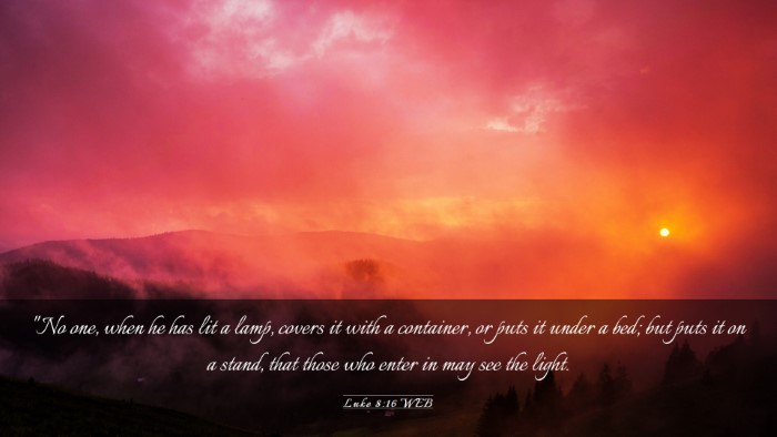 Picture 03 - Luke 8:16 WEB Desktop Wallpaper - 