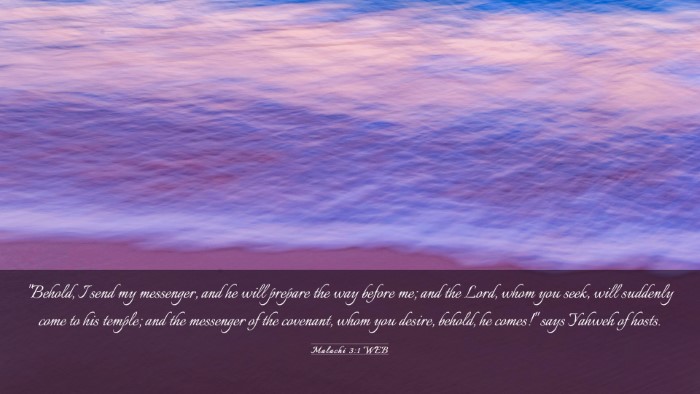Picture 03 - Malachi 3:1 WEB Desktop Wallpaper - 