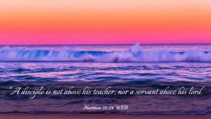 Picture 03 - Matthew 10:24 WEB Desktop Wallpaper - 