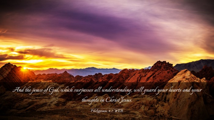 Picture 03 - Philippians 4:7 WEB Desktop Wallpaper - And the peace of God, which surpasses all - Desktop Bible Verse Wallpaper