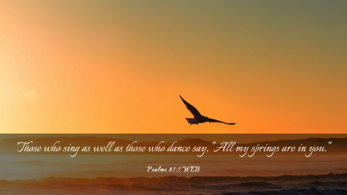 Picture 03 - Psalms 87:7 WEB Desktop Wallpaper - Those who sing as well as those who dance say, - Desktop Bible Verse Wallpaper