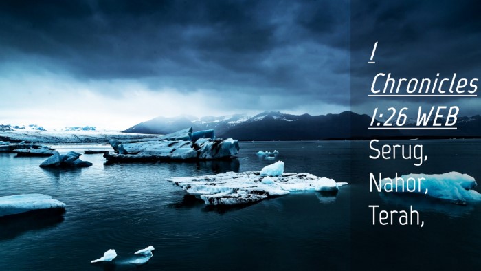 Picture 04 - 1 Chronicles 1:26 WEB Desktop Wallpaper - Serug, Nahor, - Desktop Bible Verse Wallpaper