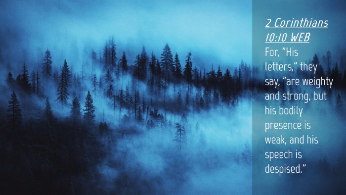 Picture 04 - 2 Corinthians 10:10 WEB Desktop Wallpaper - For, 