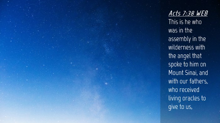 Picture 04 - Acts 7:38 WEB Desktop Wallpaper - This is he who was in the assembly in the - Desktop Bible Verse Wallpaper