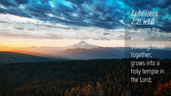 Picture 04 - Ephesians 2:21 WEB Desktop Wallpaper - in whom the whole building, fitted together, - Desktop Bible Verse Wallpaper