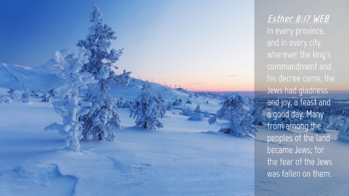 Picture 04 - Esther 8:17 WEB Desktop Wallpaper - In every province, and in every city, wherever - Desktop Bible Verse Wallpaper