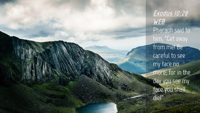 Picture 04 - Exodus 10:28 WEB Desktop Wallpaper - Pharaoh said to him, 