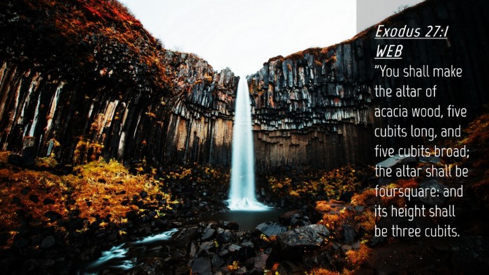 Picture 04 - Exodus 27:1 WEB Desktop Wallpaper - 