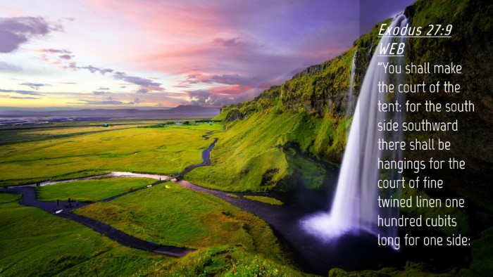 Picture 04 - Exodus 27:9 WEB Desktop Wallpaper - 
