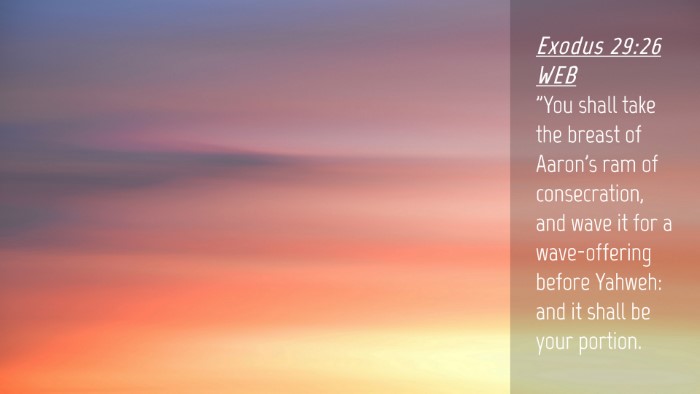 Picture 04 - Exodus 29:26 WEB Desktop Wallpaper - 