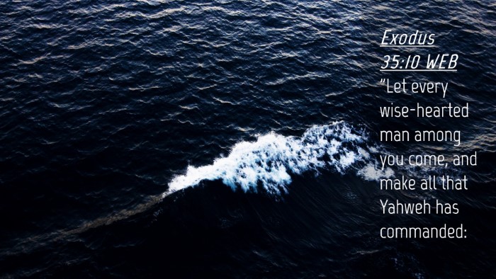 Picture 04 - Exodus 35:10 WEB Desktop Wallpaper - 