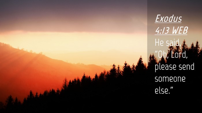 Picture 04 - Exodus 4:13 WEB Desktop Wallpaper - He said, 