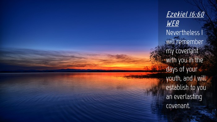 Picture 04 - Ezekiel 16:60 WEB Desktop Wallpaper - Nevertheless I will remember my covenant with you - Desktop Bible Verse Wallpaper