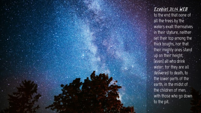 Picture 04 - Ezekiel 31:14 WEB Desktop Wallpaper - to the end that none of all the trees by the - Desktop Bible Verse Wallpaper