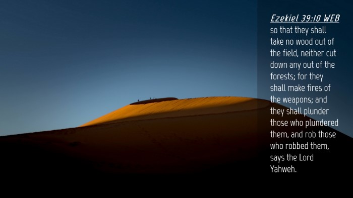 Picture 04 - Ezekiel 39:10 WEB Desktop Wallpaper - so that they shall take no wood out of the field, - Desktop Bible Verse Wallpaper
