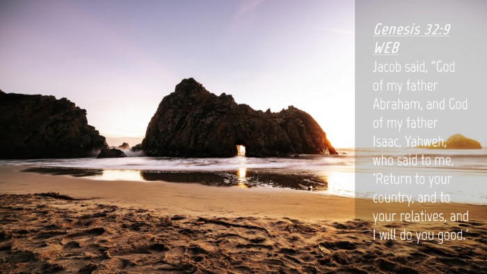 Picture 04 - Genesis 32:9 WEB Desktop Wallpaper - Jacob said, 