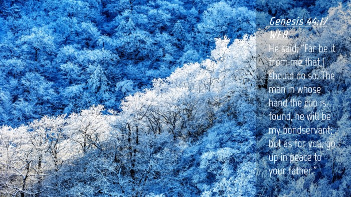 Picture 04 - Genesis 44:17 WEB Desktop Wallpaper - He said, 