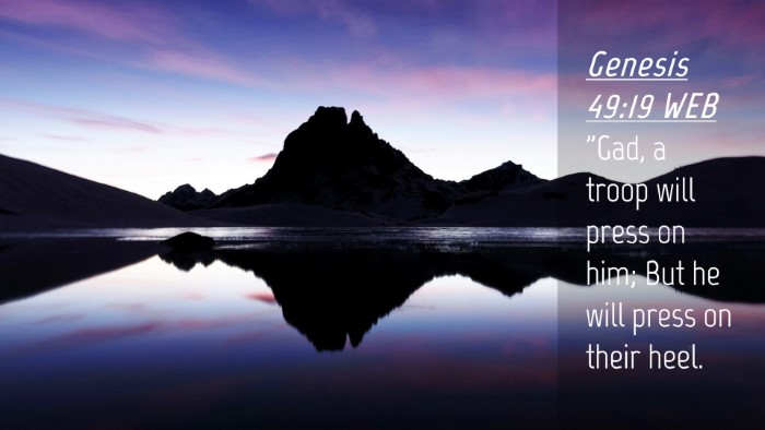 Picture 04 - Genesis 49:19 WEB Desktop Wallpaper - 