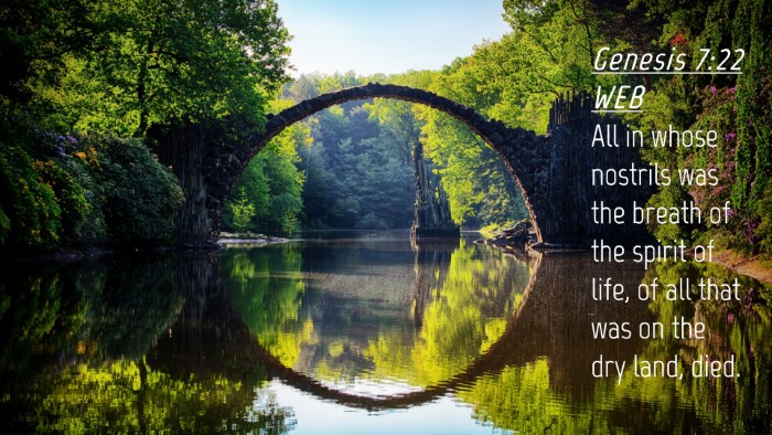 Picture 04 - Genesis 7:22 WEB Desktop Wallpaper - All in whose nostrils was the breath of the - Desktop Bible Verse Wallpaper