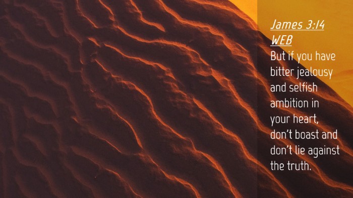 Picture 04 - James 3:14 WEB Desktop Wallpaper - But if you have bitter jealousy and selfish - Desktop Bible Verse Wallpaper