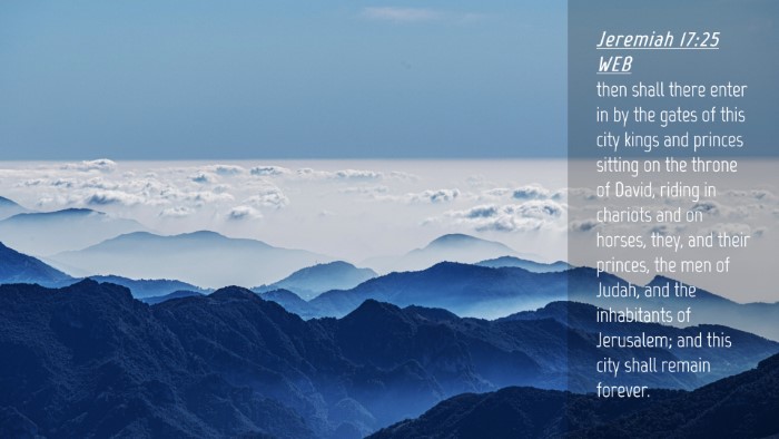 Picture 04 - Jeremiah 17:25 WEB Desktop Wallpaper - then shall there enter in by the gates of this - Desktop Bible Verse Wallpaper