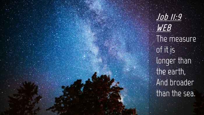 Picture 04 - Job 11:9 WEB Desktop Wallpaper - The measure of it is longer than the earth, And - Desktop Bible Verse Wallpaper