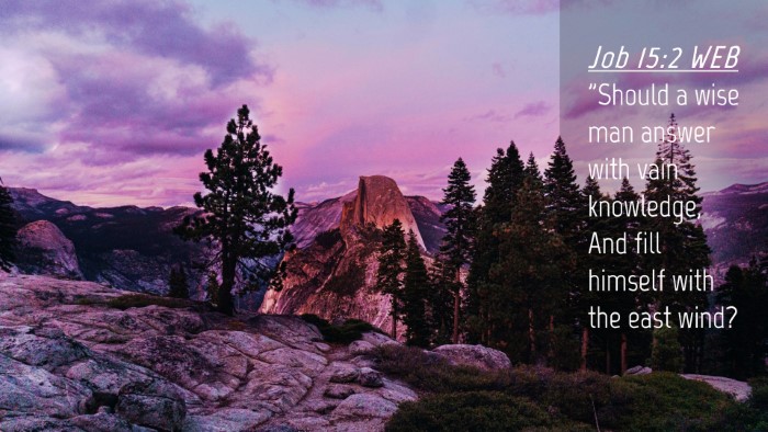 Picture 04 - Job 15:2 WEB Desktop Wallpaper - 
