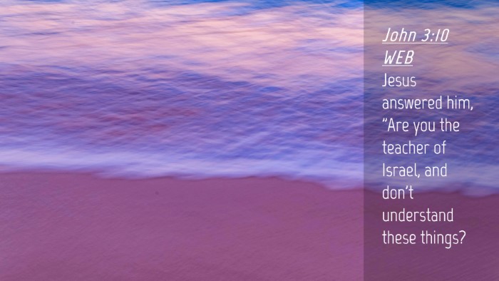 Picture 04 - John 3:10 WEB Desktop Wallpaper - Jesus answered him, 