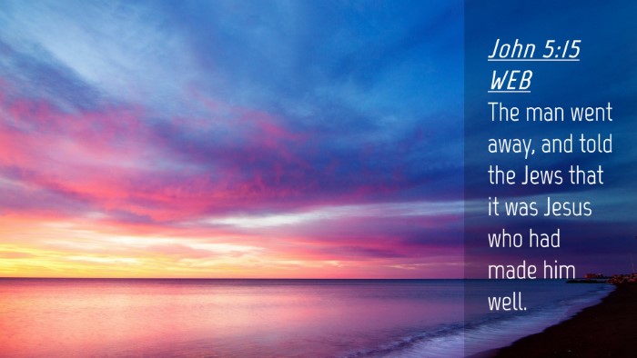 Picture 04 - John 5:15 WEB Desktop Wallpaper - The man went away, and told the Jews that it was - Desktop Bible Verse Wallpaper