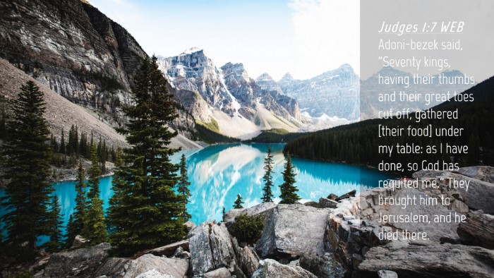 Picture 04 - Judges 1:7 WEB Desktop Wallpaper - Adoni-bezek said, 