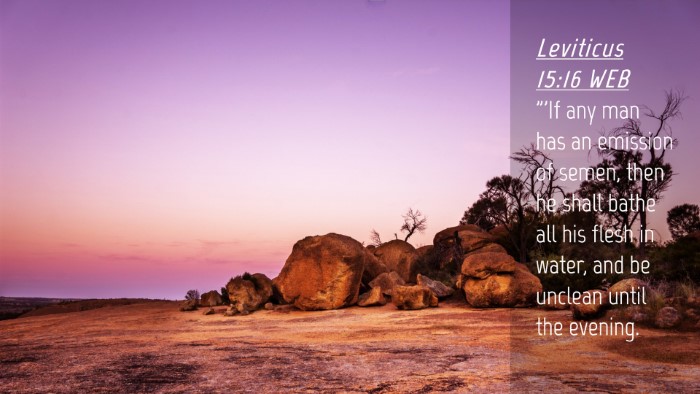 Picture 04 - Leviticus 15:16 WEB Desktop Wallpaper - 