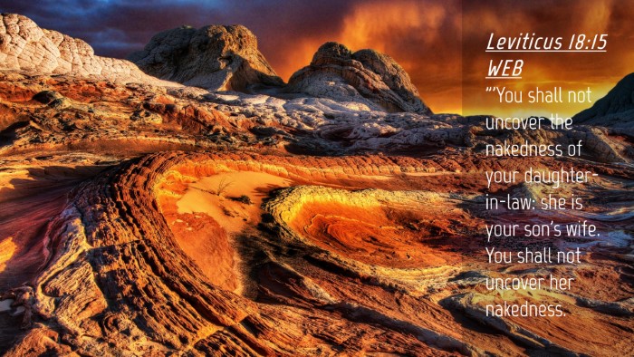 Picture 04 - Leviticus 18:15 WEB Desktop Wallpaper - 