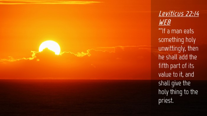 Picture 04 - Leviticus 22:14 WEB Desktop Wallpaper - 
